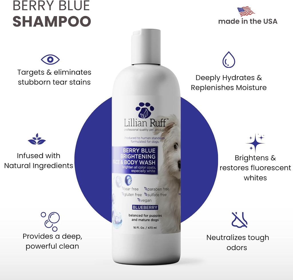 Lillian Ruff brightening shampoo for dogs and cats
