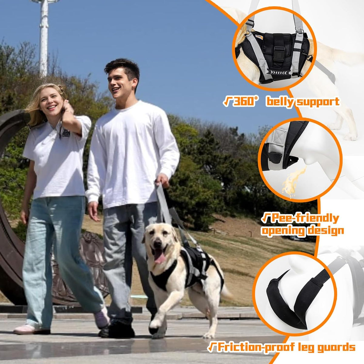Senior Budday full body dog sling for large breeds