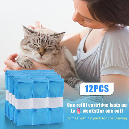 Astrallgn twelve pack replacement liners showing heavy duty multi layer plastic film