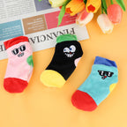 Lightweight Andiker cat crinkle socks being flipped inside out for easy cleaning maintenance.