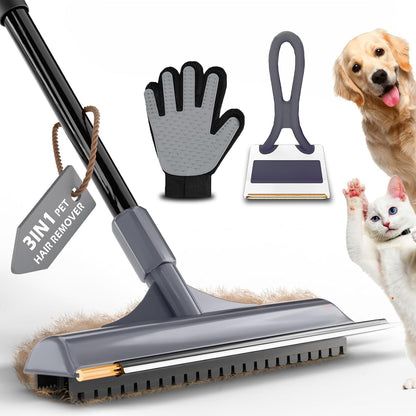 Leishiyen carpet rake for pet hair removal front view