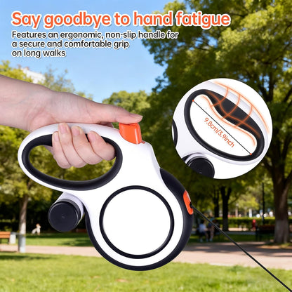 Lulupet dog leash nylon tape and locking mechanism side view