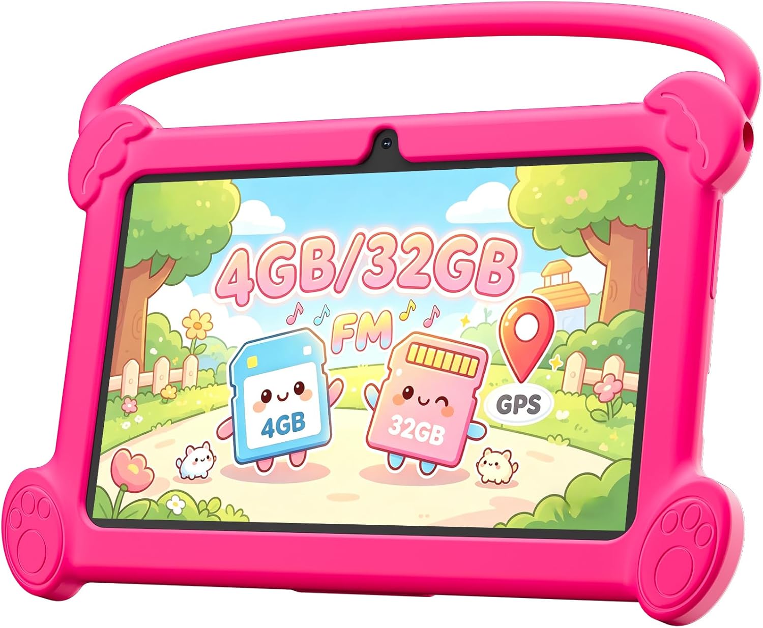 DIGITHINK Kids Tablet 7 inch 3-9 with Protective Case, 4GB(2GB+2GB Expand) RAM 32GB ROM, Toddler Tablets, Andriod Educational Learning Device,Prarent Control, Netflix,YouTube,aiwawa apps (Blue) - Image 9
