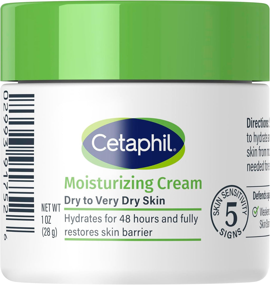 Cetaphil moisturizing cream tube angle showcase