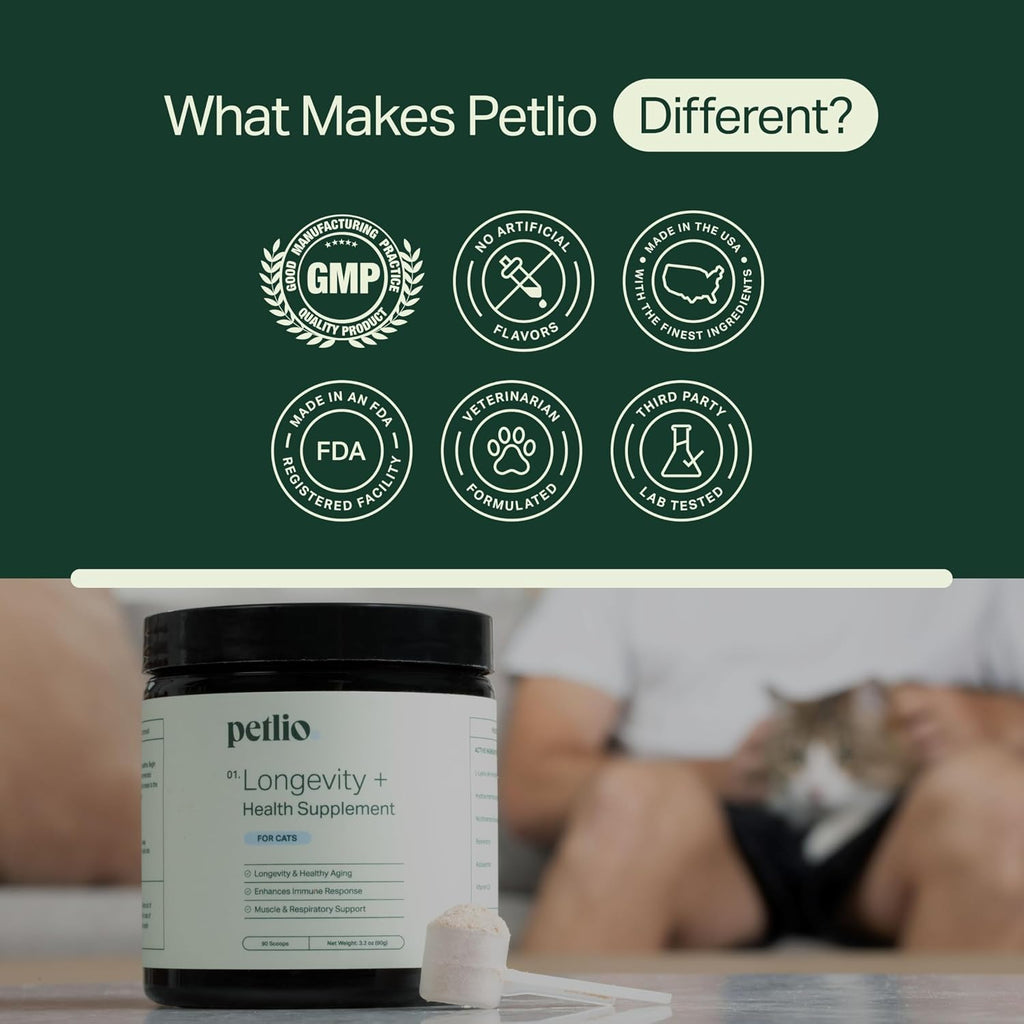 Petlio cat health supplement powder texture