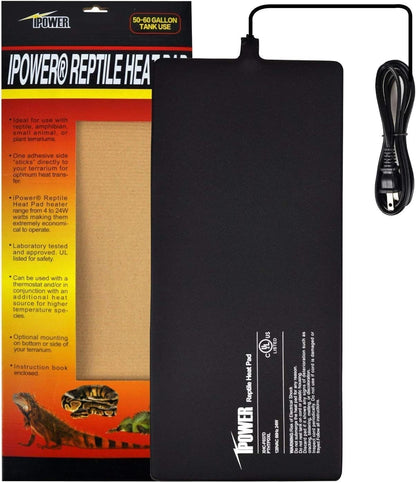 Side view of iPower heating mat showing thin profile