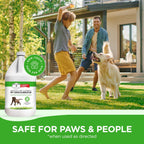 Stuart Pet Supply non-toxic biodegradable lawn cleaner spray application setup