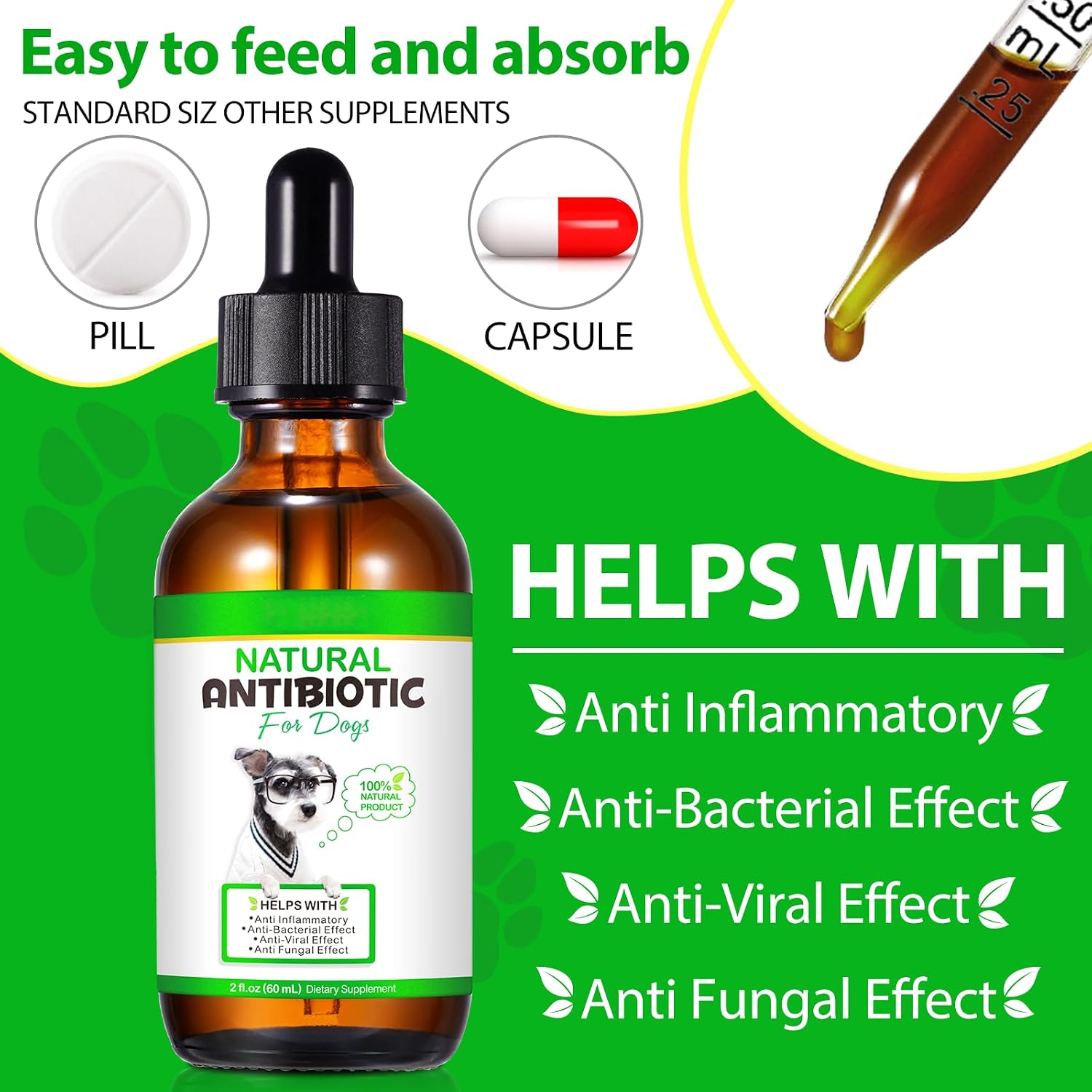 NenMaoKeNu pet multivitamin packaging showing active herbal ingredients