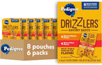 Pedigree Drizzlers for Dogs, Wet Dog Food Gravy Savory Sauce, Natural Beef Flavor, 60g Dual-Serving Pouch (22 Count, 44 Servings Total) - Image 12