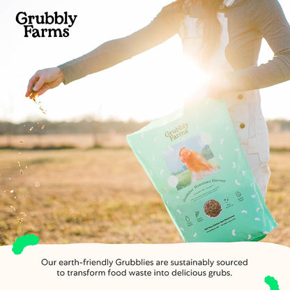 Grubbly Farms packaging details showing USA origin
