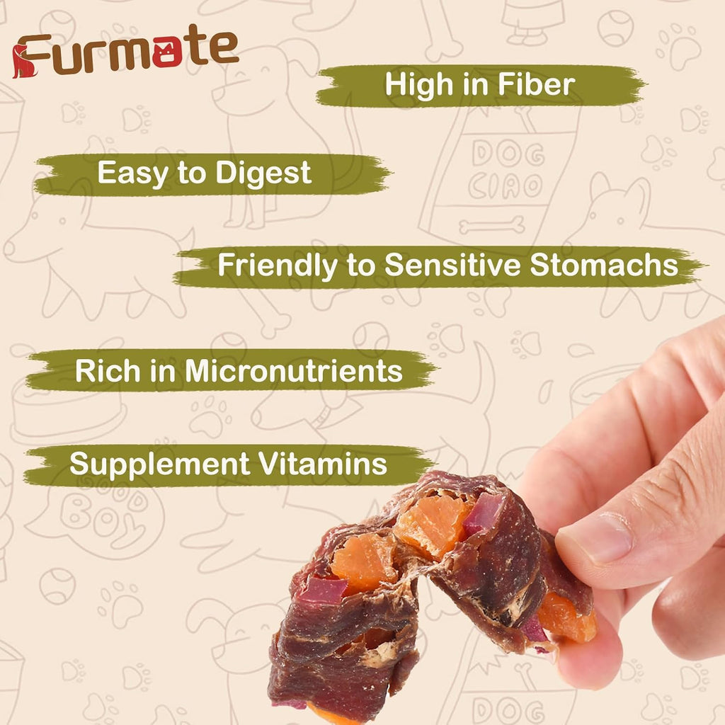 Natural hypoallergenic grain free pet snacks for digestive health support