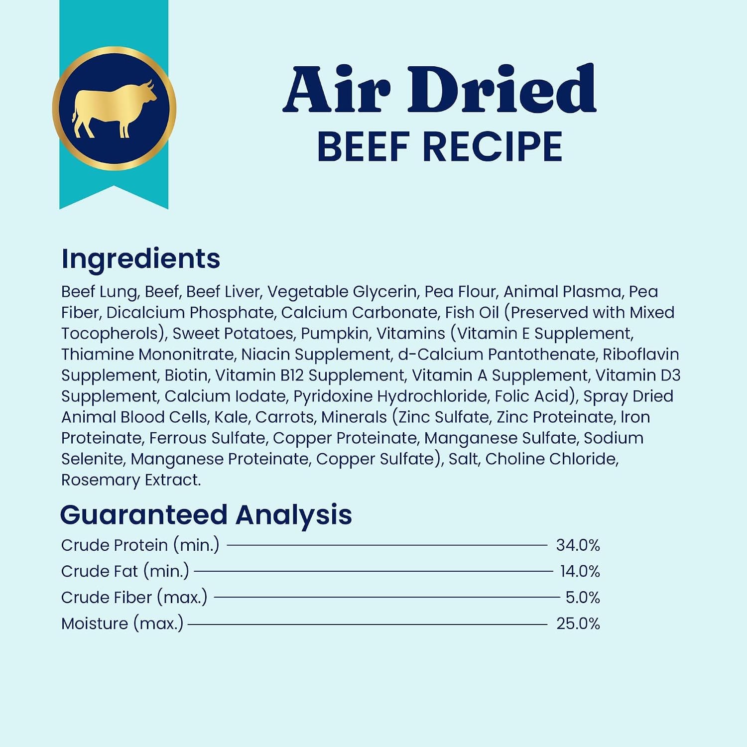 Authentic Solid Gold air dried complete meal feeding instructions