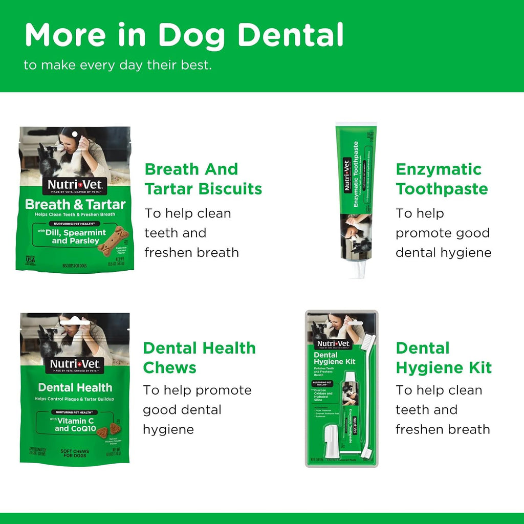 Nutri-Vet non-foaming pet dental care tube side view