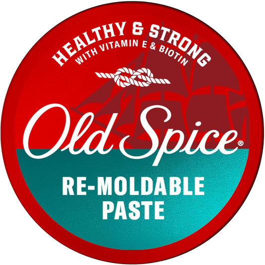 Old Spice Re-Moldable Paste for Men front view packaging