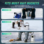 Ghosthorn aerator connected to fishing bait bucket