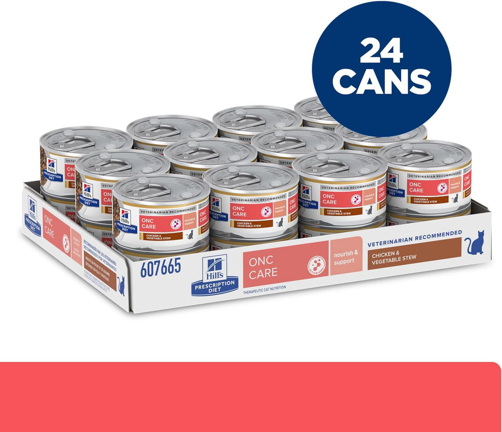 Hill's oncology support therapeutic adult cat food formula details