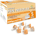 CareLiving Insulin Pen Needle 200 count box front view medical supplies