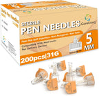 CareLiving Insulin Pen Needle 200 count box front view medical supplies
