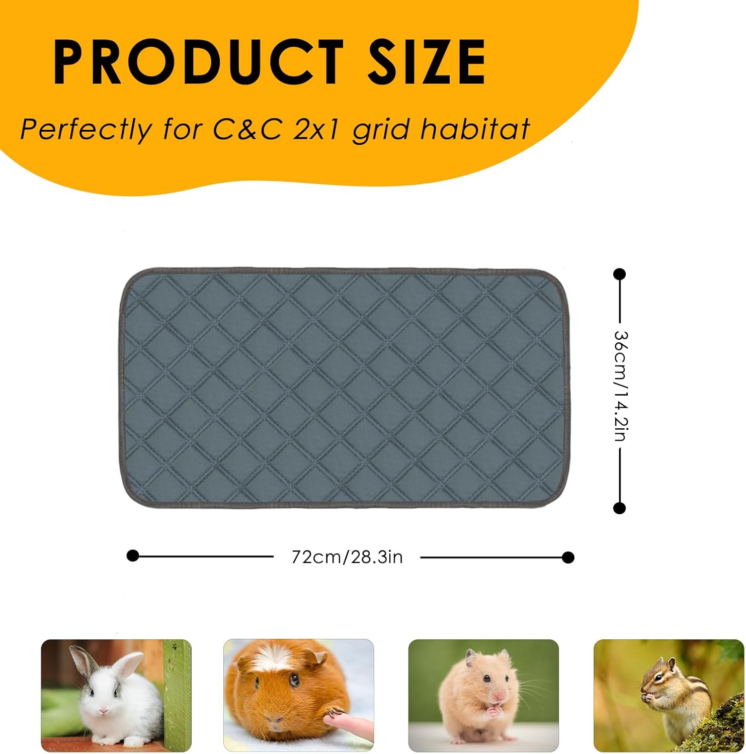 Mooydee reusable pet pee pads for small animals