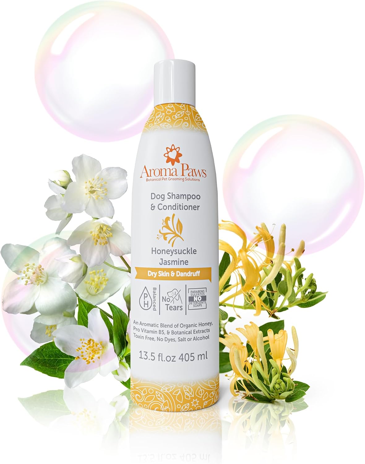 Dog Shampoo and Conditioner - Aromatic Tearless Shampoo for Cleansing, Grooming, and Conditioning - Moisturizing Shampoo for Dogs and Puppies - Lavender Chamomile 13.5 oz - Image 12