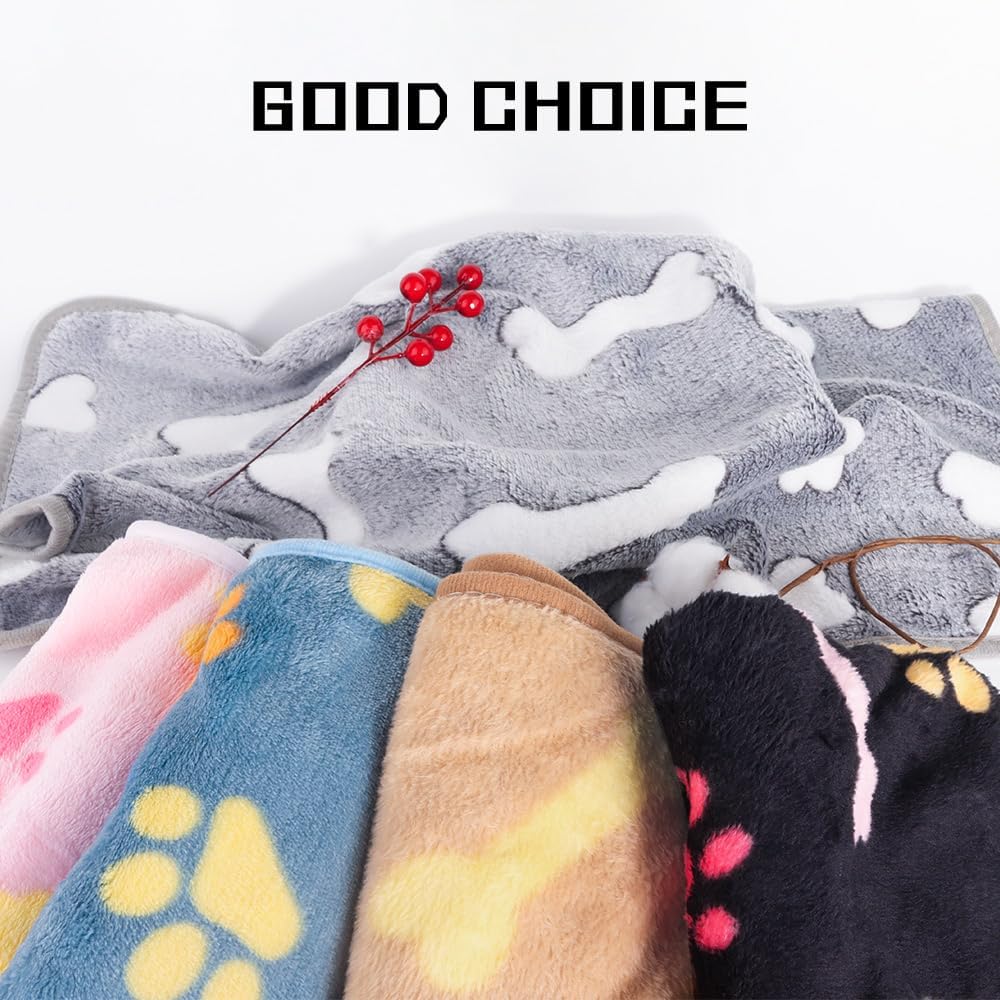Lightweight washable fleece blanket neatly folded for travel with pets.