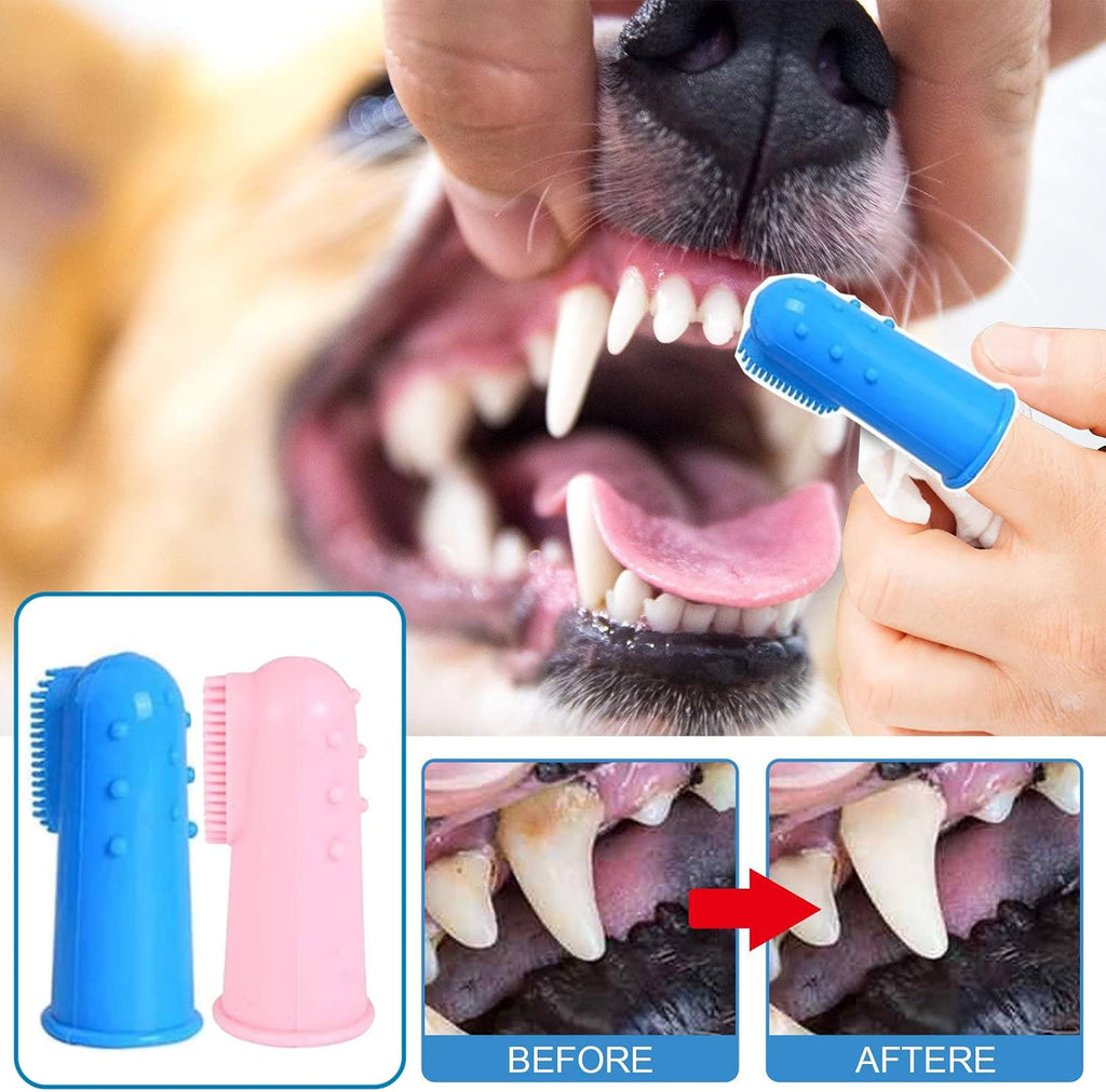 Complete 8 piece pet oral hygiene dental kit