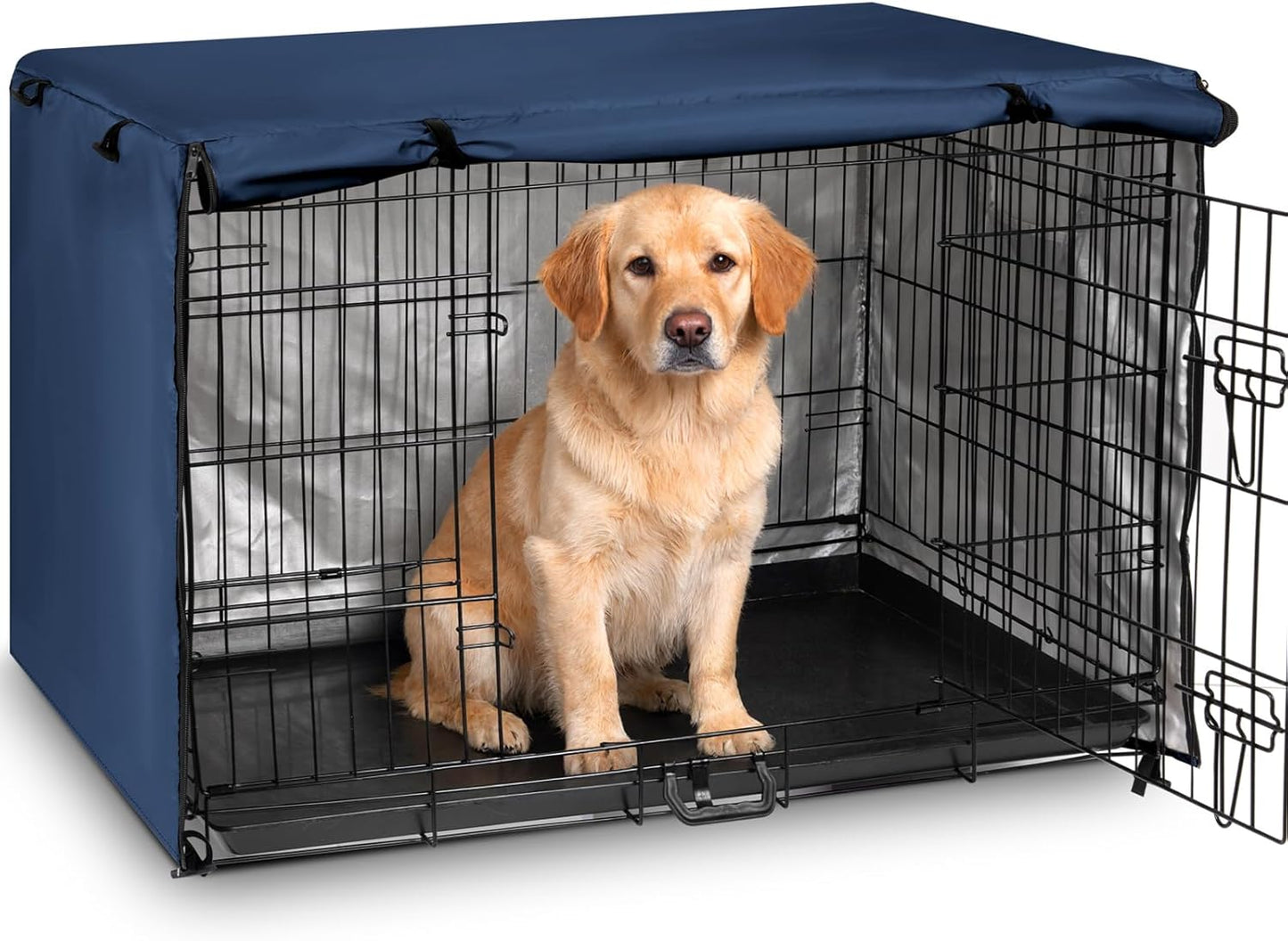 Kefit premium imported pet cage cover packaging and dimensions diagram