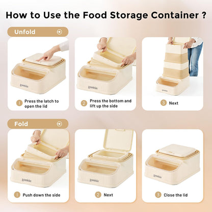 Close up of food grade silicone material on storage container