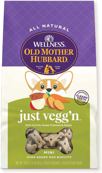 Old Mother Hubbard Wellness P-Nuttier Dog Biscuits, Natural, Training Treats, Peanut Butter Flavor, Mini Size, (20 Ounce Bag) - Image 14
