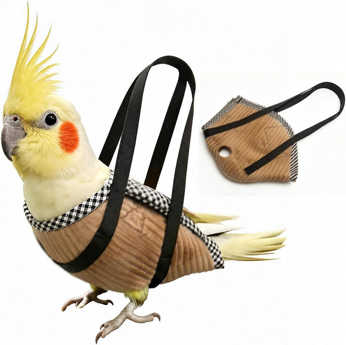 Hokable parrot outdoor walking bag front view