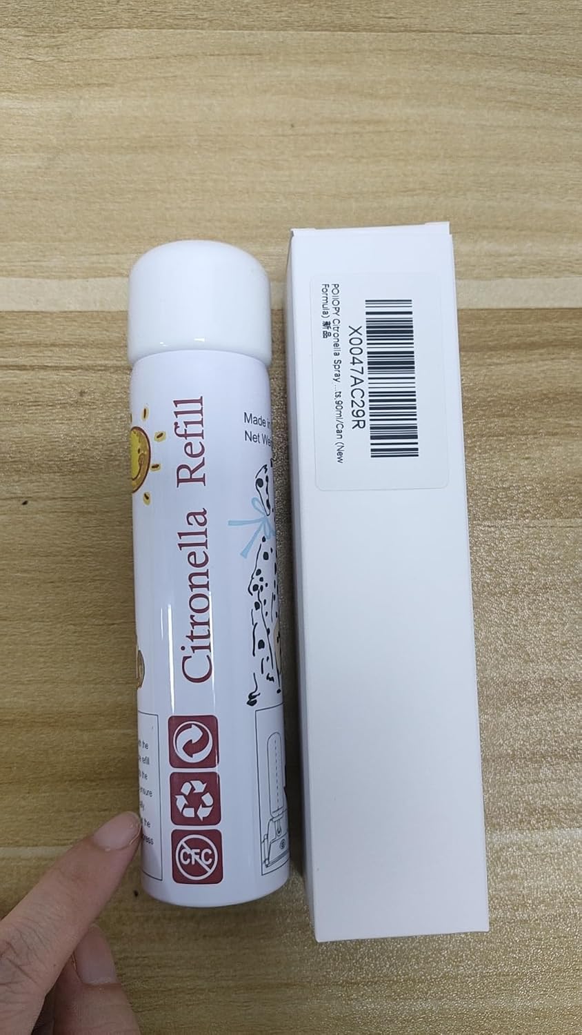 Compatible citronella spray refill for remote trainers