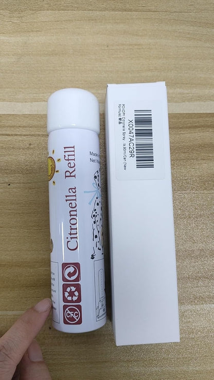 Compatible citronella spray refill for remote trainers