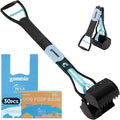 ZOMISIA 32 Inch Pooper Scooper front view of heavy duty pet waste picker