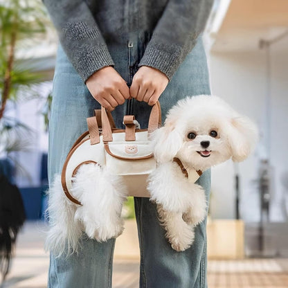 Dog Lift Harness, Dog Carry Sling for Small and Medium Cats Dogs, Portable Pet Carrier Bag, Small Dogs Sling Carrier for Outdoor Puppy Cat, Adjustable Strap (S) - Image 10