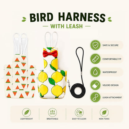 Close-up view of the breathable cotton material and soft stitching on the Homedy Crafts bird nappy.