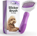 Poodlie Poodle Pet Slicker Brush front view grooming tool