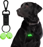 Whimsii authentic imported glow bell packaging display with attached metal split ring and lobster clasp