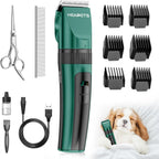 HEAPETS Dog Grooming Clippers, Low Noise, Electric Quiet, Adjustable Clipper Comb, Rechargeable Cordless Dog Hair Clippers for Dogs Cats Pets, Gold - Image 12