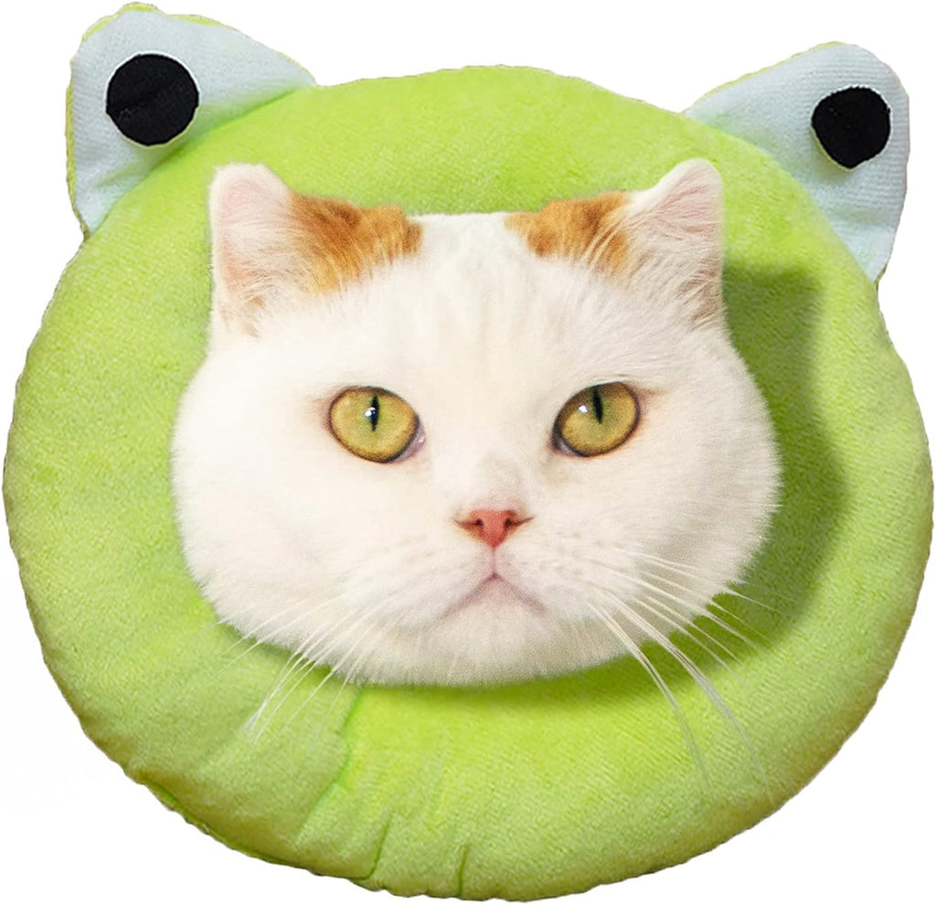 Adjustable Cat Recovery Collar Soft,Cute Pet E-Collar Neck Cone After Surgery Wound Healing Protective Cone Fit for Kitties, Small Dogs(ELC05-strawberry-s) - Image 9