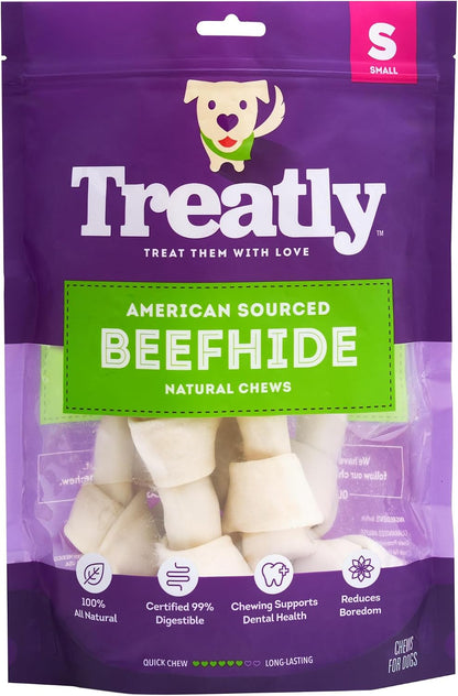 American Sourced Beefhide Bones 15-17" Dog Chew Treats - Natural Flavor, 1 Count/1 Pack - Image 15