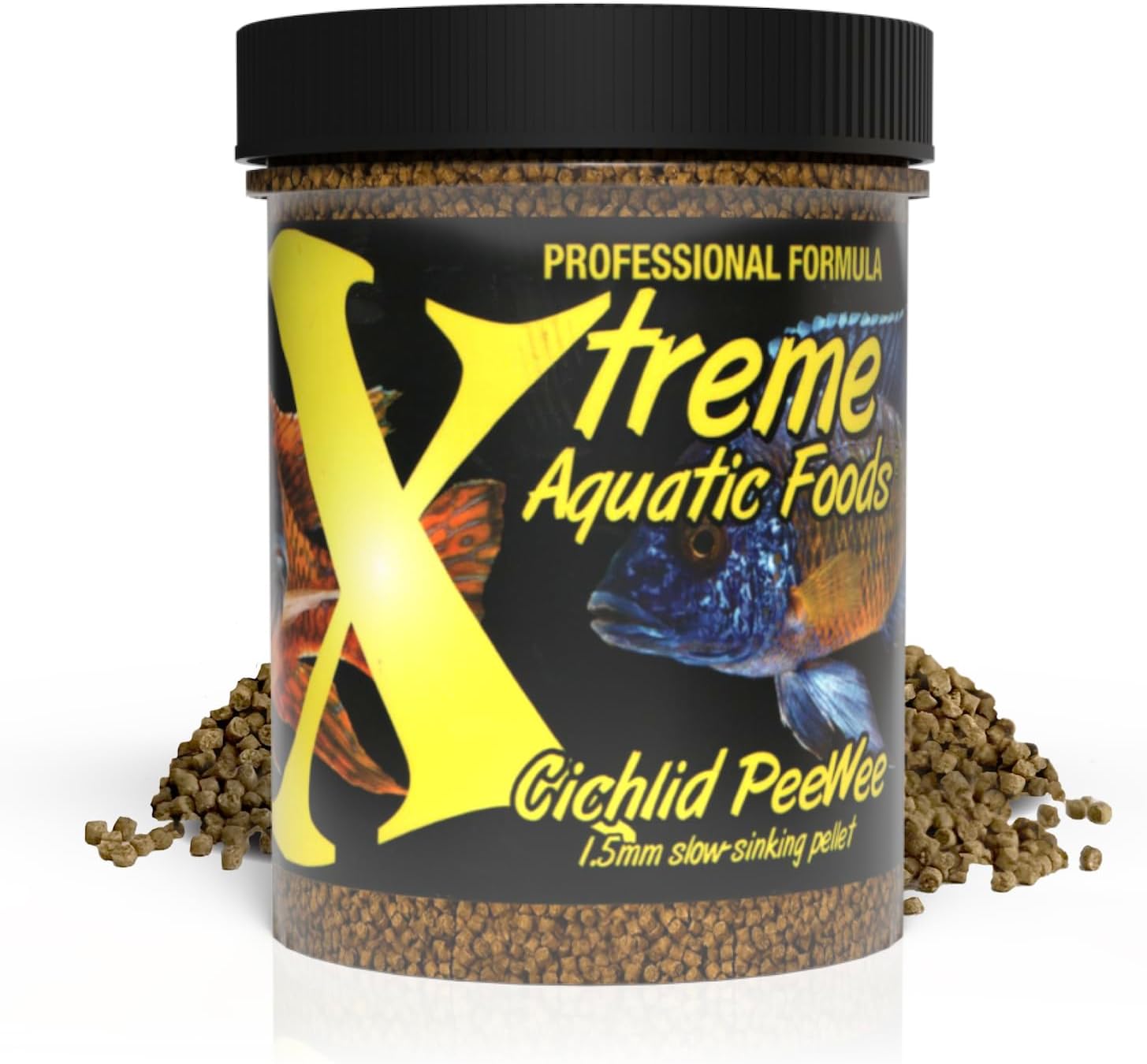 Xtreme Cichlid Peewee 1.5 mm Pellets - Proven Nutrition for Cichlids - Balanced Amino Acids, Boost Immune & Digestive Health, Color & Energy, Max Protein Freshwater Fish Food - USA Farm Grown (20oz) - Image 9