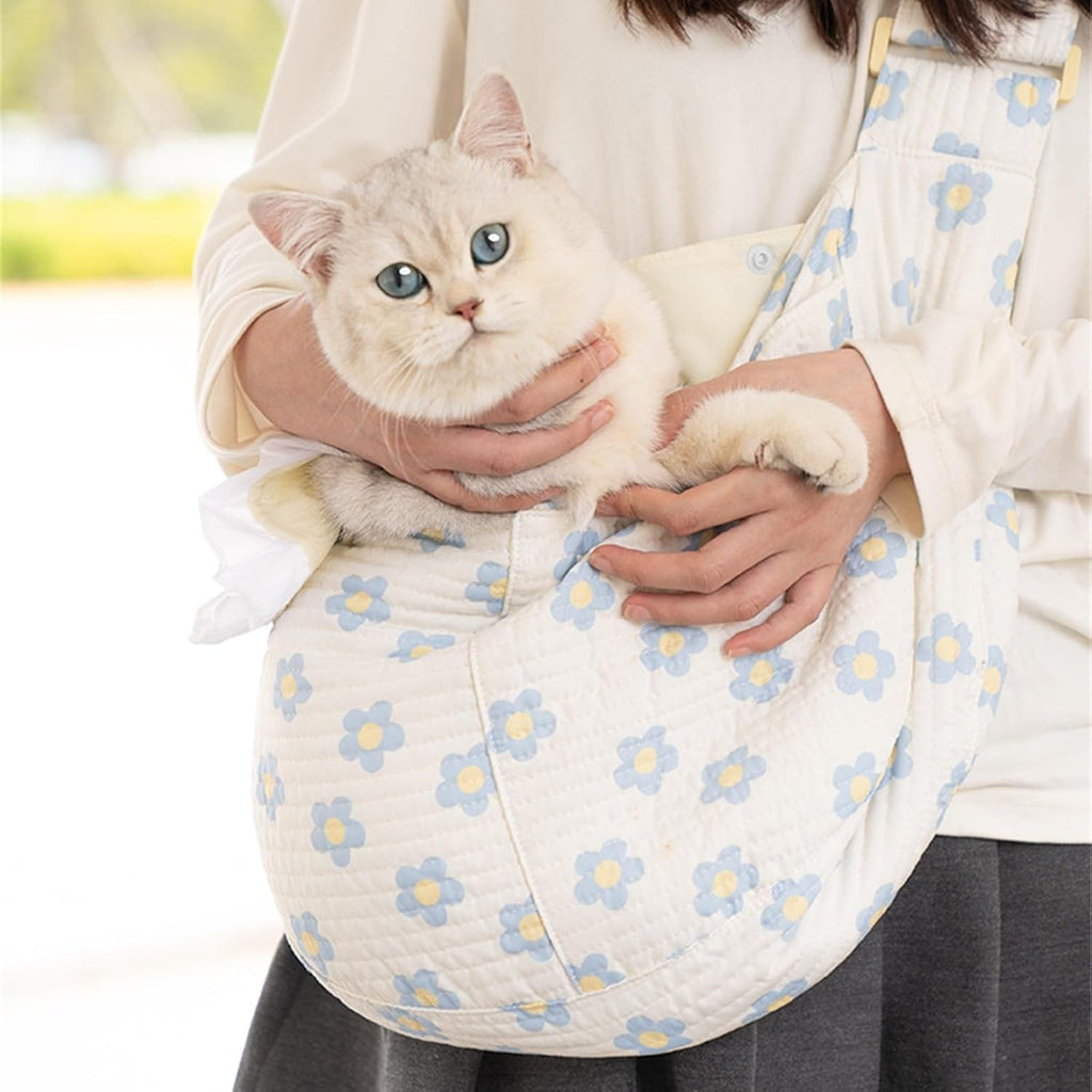 Hands-free pet sling bag with adjustable strap