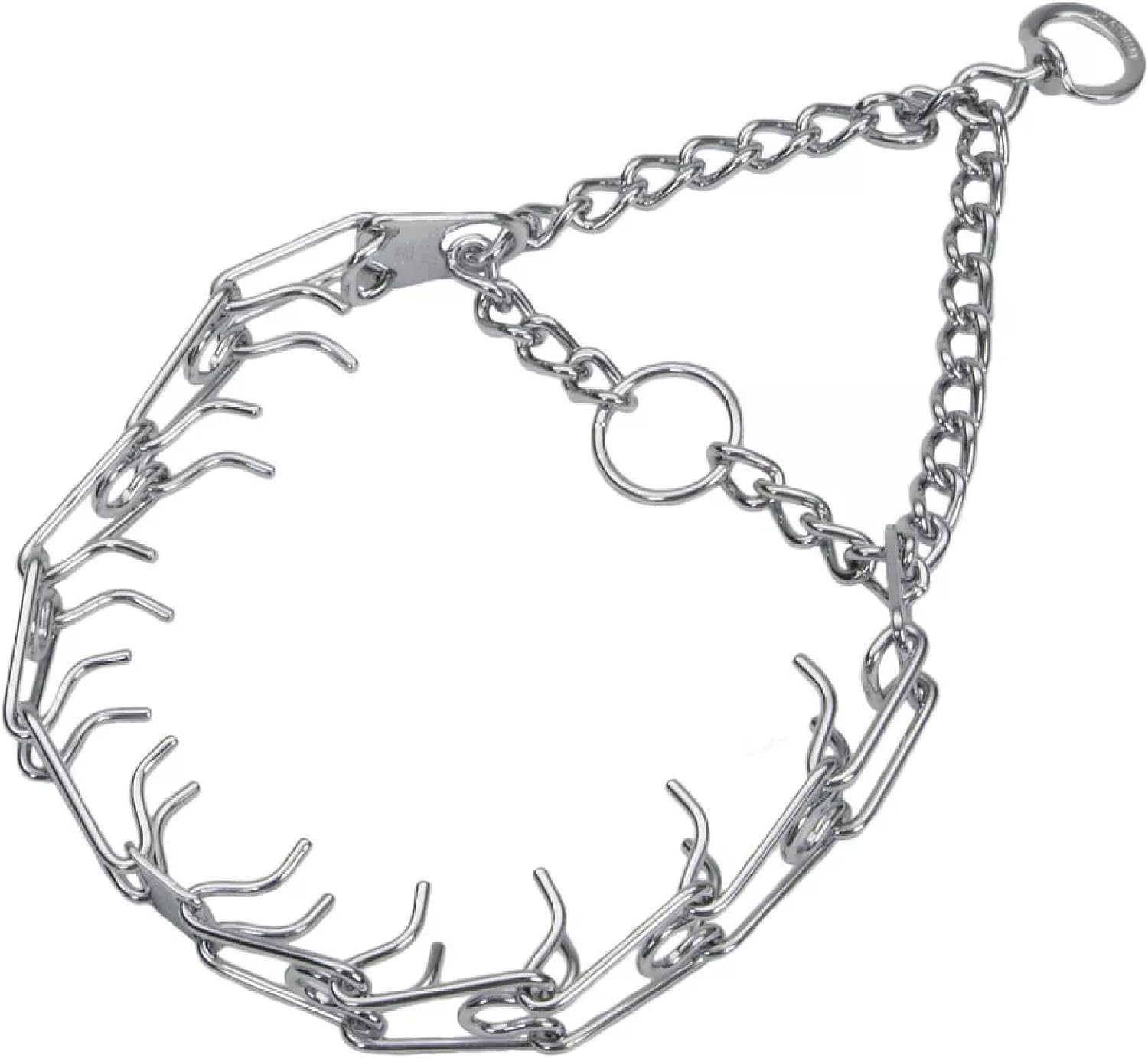 Herm Sprenger Prong Dog Training Collar - 16" Long with 2.25mm Gauge (for Dogs up to 40lbs) - Fits 13" Neck, Extendable to 19" Neck with Additional Prong Links - Chrome Plated Steel, Made in Germany - Image 9