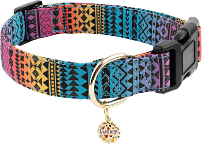 Faygarsle Cotton Designer Dogs Collar Cute Flower Dog Collars for Girl Female Small Medium Large Dogs with Flower Charms S - Image 9