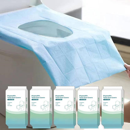 Rgqphantom extra large disposable toilet seat covers 50 pack blue front view packaging