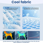 Blue ice-silk cooling mat for cats and small dogs