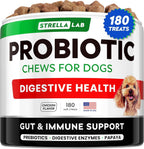 Strellalab Dog Probiotics Chews front view packaging