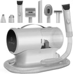AIRROBO Dog Grooming Vacuum PG100 Plus front view showing the sleek main body and two litre dust bin.