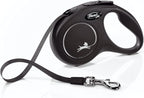 Flexi New Classic Tape Retractable Dog Leash black front view