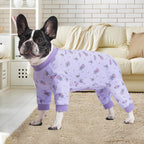 AITOLI post operative pet bodysuit featuring back zipper closure design